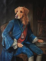 Remy In Blue Velvet Animal Portraits Art Velvet Painting Pet Portraits