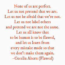 Cecelia Ahern Flawed Favorite Book Quotes Flaws Quotes Book Quotes