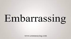 How To Say Embarrassing Youtube