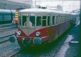Cfl Railcar Z104 Leaving Luxembourg In 1970 Train Truck Luxembourg Cfl