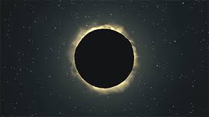 Annular solar eclipse / gif. Materials World Solar Eclipse