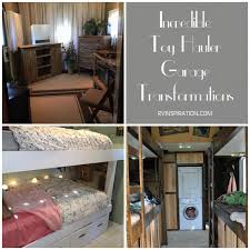 Incredible Toy Hauler Garage Transformations Rv Inspiration Bedroom Toys Garage Transformation Toy Hauler