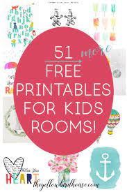 Many of our free printable activities for kids center around a holiday. 51 Free Printables For Kids Rooms Nursery Decor Series