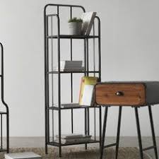 Slim Industrial Bookcase Wayfair Co Uk Metal Bookcase Bookcase Bookcase Design