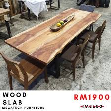 Our style is rustic to an organic modern or contemporary. Meja Makan Dining Table Wood Slab Shopee Malaysia