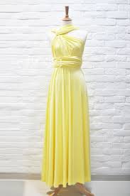 Bridesmaid Dress Sunshine Yellow Maxi Floor Length Infinity Etsy In 2020 Multi Way Dress Infinity Dress Bridesmaid Dresses