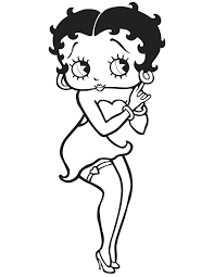 Pretty Betty Boop Coloring Page Betty Boop Art Betty Boop Pictures Betty Boop