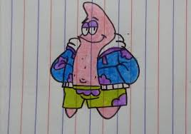 I runout ideas to draw so heres Patrick from spongetale : r/Undertale
