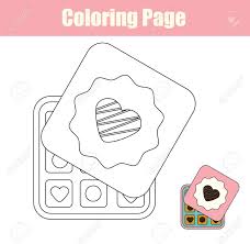 Maroon is a deeper, darker shade of red that has a few different colors that complement it. Coloring Page With Chocolate Sweets Box Copy Colors Coloring Book For Kids Printable Sheet For Children Royalty Free Cliparts Vectors And Stock Illustration Image 70946585