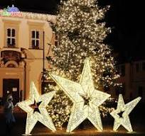 outdoor christmas north star lights