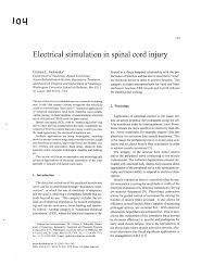 The relay for life movement is the world's largest fundraising event to save lives from cancer. Pdf Electrical Stimulation In Spinal Cord Injury