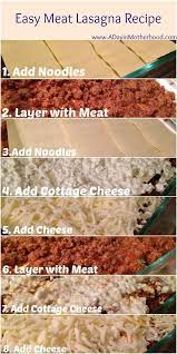 Easy Beef Lasagna Easy Step By Step Instructions For Complete Dinner Success Easydinner Lasagna Beef Lasagna Recipe Easy Meat Lasagna Recipes