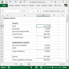 Create A Balance Sheet With Excel Excel University