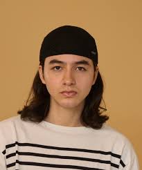 美品】Always 黒ビーニー arth Silk Double Beanie