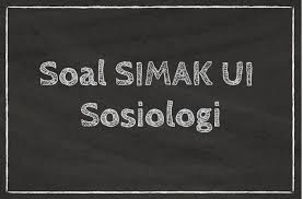 Pembahasan simak ui 2017 geografi. Soal Simak Ui Sosiologi 2017 Kode Soal 741 Myrightspot Com