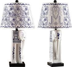 Blue And White Elephant Lamp Blue White Chinoiserie Table Lamps Deep Discount Lighting White Elephant Lamp Blue And White Lamp