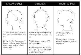 how to measure your head size for a wig the headshop wigs