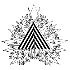 A fun math coloring page to practice shapes. Symmetry Coloring Pages For Adults