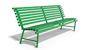 Bench Made Of Tubular Galvanized Steel Street Furniture Madrid Model Panchine Da Giardino Panchine