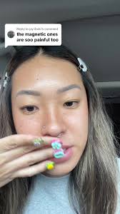 Replying to @jay ibuki it shoudnt hurt!! #magnetic #nosering #septum