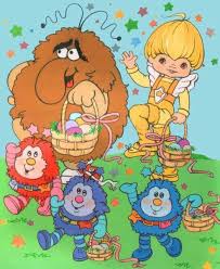 Canary Yellow Rainbow Brite Rainbow Kids Vintage Cartoon