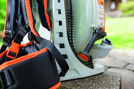 It's meant to be carried as a backpack so that the bulk of the unit is out of the way and the user's hands are free to manipulate the nozzle. Stihl Adds On To Both Its Gas And Battery Powered Products Total Landscape Care