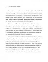 An Analysis Of John Donne S Death Be Not Proud Essay