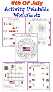 These festive learning worksheets is the perfect activity to go along with reading books about independence day. Preschool Fourth Of July Worksheets Preschool Worksheets