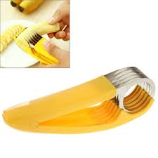 Maybe you would like to learn more about one of these? Kitchen Tool Banana Slicer Cutter Chopper For Fruit Salad Yellow Alexnld Com