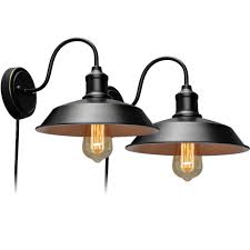 I love that sconces are such a space saver! Hmvpl 180 Degrees Adjustable Plug In Wall Sconce For Headboard Bedroom Trongee
