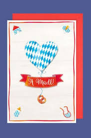 Mit den runden geburtstage haben die geburtstagskinder nun schon erfahrung. Geburt Karte Grusskarte Bayrisch A Madel Brezel 16x11cm 1 2 3 Geburtstag