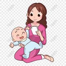 Unduh dan gunakan 10.000+ foto stok ibu dan bayi secara gratis. Kartun Ibu Dan Bayi Berfoto Png Grafik Gambar Unduh Gratis Lovepik