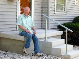 5 Diy Metal Stair Railing Examples Outdoor Stair Railing Metal Stair Railing Stair Railing