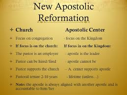 The New Apostolic Reformation Charts By C Peter Wagner