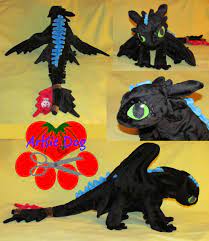 Alpha Toothless Large Plush By Dogqueen22 On Deviantart Toothless Toy How Train Your Dragon Toothless
