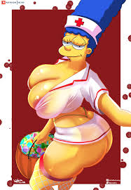 Nurse Cosplay by Marge Simpson - The Simpsons Porn - Cartoon Porn
