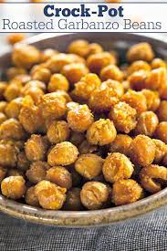 Crock Pot Roasted Garbanzo Beans Recipe Recipe Roasted Garbanzo Beans Crockpot Roast Recipes