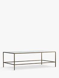 Hoop cantilevered low cocktail table by j. Gallery Direct Outline Glass Coffee Table Bronze