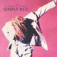 Shaped as a polaroid photo from the era, swift's face. Simply Red A New Flame