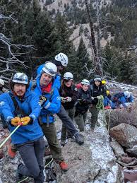 Rescue Crews Pull One Ton Rock Off Man Trapped In Eldorado Canyon Rescue Rescue Team Eldorado Canyon
