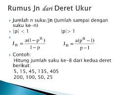Aplikasi deret ukur pada ilmu ekonomi. Contoh Soal Deret Ukur