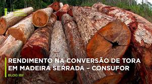 Rendimento Na Conversao De Tora Em Madeira Serrada