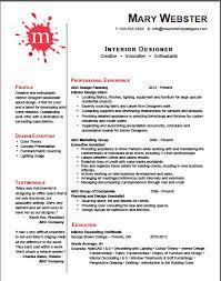Interior Designer Resume Template Interior Design Resume Resume Design Interior Designer Resume