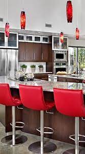 Kitchen Ideas Red Accents Bar Stools 50 Ideas For 2019 Red Kitchen Decor Red Kitchen Modern Kitchen