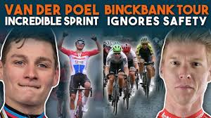 It was the challenge of my life. Mathieu Van Der Poel S Incredible Sprint In Norway Binckbank Tour Accused Of Ignoring Rider Safety Youtube