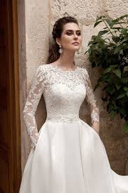 Pin By Karole Spraker On Gowns Wedding Dress With Pockets Long Sleeve Satin Wedding Dress Wedding Dress Long Sleeve