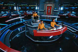 Only the enterprise bridge, but also the reliant bridge and starfleet bridge simulator.84 the the enterprise sets will differ slightly from their discovery appearance in the upcoming strange new. 283 Of 606 Rebecca Romijn Anson Mount And Samora Smallwood In Star Trek Discovery 2017 Titles Sta Star Trek Bridge Star Trek Starships Star Trek Universe