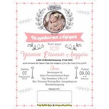 Maybe you would like to learn more about one of these? Harga Undangan Aqiqah Terbaik Agustus 2021 Shopee Indonesia