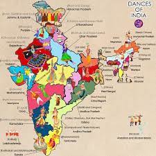 Map Of Dances Of India Dance Of India India Culture India Map Here are six of the most important classical dance forms of india. map of dances of india dance of india