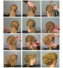 Flower Hairstyle Tutorial Geflochtene Frisuren Flechtfrisuren Hochsteckfrisuren Frisuren